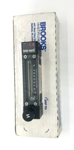 ~NEW~ BROOKS INSTRUMENTS SHO-RATE, P.N.: 1350EP2ACKG1A, VA FLOW METER