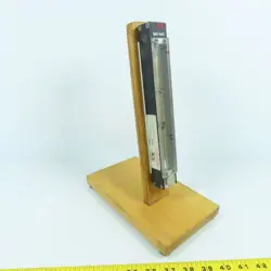 BROOKS 1355EHA7BDA1A SHO-RATE FLOW RATE GAUGE WITH WOODEN STAND