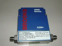 BROOKS INSTRUMENT 4800 SERIES MASS FLOW METER 4850JAB1B1F3QBA 500SCCM USED O4
