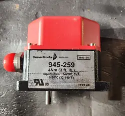 NEW CLEAVER BROOKS 945-259 SERVO MOTOR DRIVE ACTUATOR 4NM 24VDC 4X UNIT 1803-08