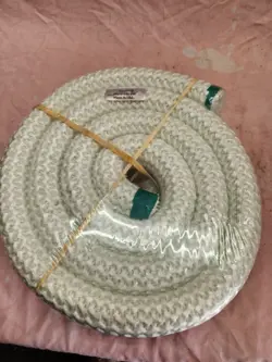 CLEAVER BROOKS 853-01036 1-1/4IN  FIBERGLASS REAR BAFFLE ROPE GASKET, NOS 