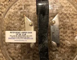 BROOKS UTILITY JC-4B METERING 320A,1-PHASE 4 JAW JUMP COVER 600V NEW LOT OF 18