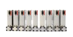 BROOKS INSTRUMENT GF125CXXC MASS FLOW CONTROLLER MFC LOT OF 9 WORKING