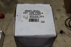 NEW ALLANSON 1092 TYPE H IGNITION TRANSFORMER - CLEAVER BROOKS 120V, 6,000V