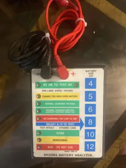 BATTERY ANALYZER W/PELICAN