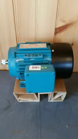 BROOK HANSEN 1HP 3-PHASE AC MOTOR 3460 RPM 1928005-1D FRAME D80B 460 VAC TEFC 