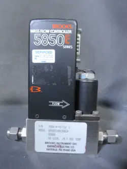 NASA OWNED BROOKS 5850E MASS FLOW CONTROLLER 5850EC4BE3HB2A  50 SCCM XENON GAS