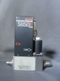 NASA OWNED BROOKS 5850E MASS FLOW CONTROLLER # 9308HC020555/4 10 SCCM ARGON GAS