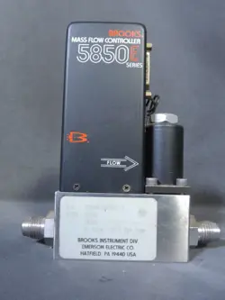 NASA OWNED BROOKS 5850E MASS FLOW CONTROLLER 9308HC020556/1 50 SCCM ARGON GAS