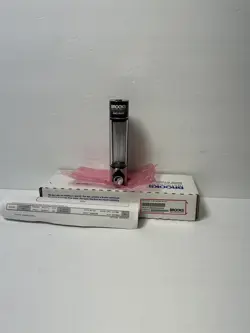 BROOKS SHO-RATE FLOWMETER 0-990 CCM AIR 1250AR6041MRSVV, 200 PSIG MAX