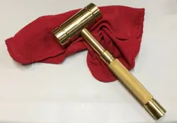 BROOKS BRASS HAMMER 4#,  LIFETIME WARRANTY , NON-SPARKING, SOLID BRASS, USA MADE