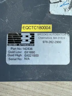 BROOKS AUTOMATION 978-262-2900,142836,FEDEX/UPS FAST SHIPPING