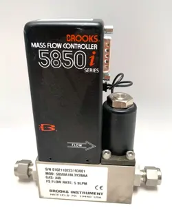 BROOKS 5850I 5850IA1BL3Y2BAA MASS FLOW CONTROLLER GAS: AIR