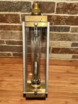 BROOKS INSTRUMENTS 1305EJ1BCJ2AA FLOWMETER 200PSIG @ 250°F GOOD USED CONDITION!!