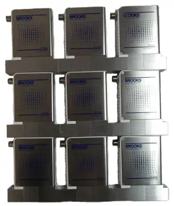 BROOKS INSTRUMENT GF125C MASS FLOW CONTROLLER GF125CXXC MFC LOT OF 9 WORKING