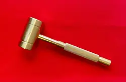 BROOKS BRASS HAMMER 5#,  LIFETIME WARRANTY , NON-SPARKING, SOLID BRASS, USA MADE