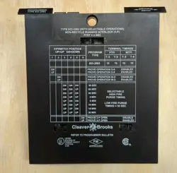 CLEAVER BROOKS 833-2583 PROGRAMMER CARD