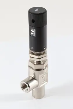 NRS NEEDLE CONTROL METERING VALVE, BROOKS INSTRUMENT, DIGITAL TURNER HANDLE 8513