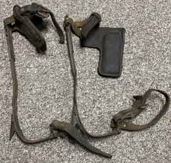 VINTAGE MINE SAFETY APPLIANCES CO. BROOKS CLIMBER SPIKES USA 🇺🇸