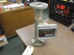 BROOKS 3604&09 HI-PRESSURE THRU-FLOW INDICATOR 3609EB2A2M1A 195-1950 KG/HR USED