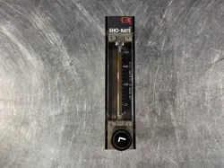 BROOKS SHO-RATE SERIES GLASS TUBE VARIABLE AREA FLOW METER 1350EE2BCJE1A