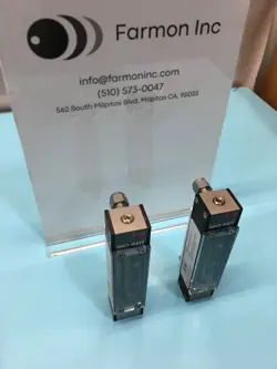 LOT OF 2 BROOKS SHO-RATE 13550EN2CMXX9A, FLOW METER, 187611