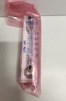NEW OLD STOCK! BROOKS0.5-2.5 LPM FLOW METER 2510A2A29SNVT