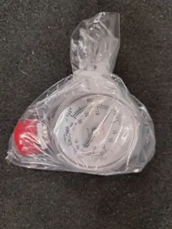 NEW, BROOKS, S122-30-30-PSI/KPA-VSF, PRESSURE GAUGE, 30PSI