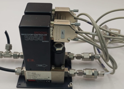 2 UNITS  BROOKS INSTRUMENTS 5850E MASS FLOW CONTROLLERS WITH CABLES