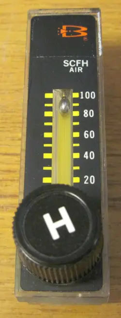 BROOKS MITE 2700 SERIES FLOW METER