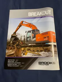 BROOKS TRACTOR HITACHI MINING DEALER SALES BROCHURE MINING EQUIPMENT