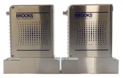 BROOKS GF120X-109751 MASS FLOW CONTROLLER MFC 1000 SCCM N2 LOT OF 2 WORKING