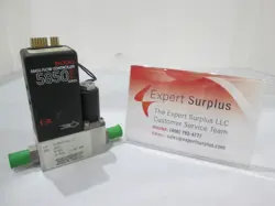 BROOKS, 5850E, 10 SLPM, O2, MASS FLOW CONTROLLER, USED