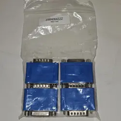 LOT OF 4 BLUE 15-PIN D-SUB VOLTAGE ADAPTERS FOR BROOKS 0254AA1A21A
