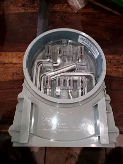 BROOKS & EKSTROM UTILITY METER BASE PHD 4W SP4648 TYPE 3R 155 AMP(124 AMP CONT.