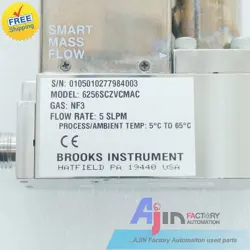 [6994]BROOKS 6256S/6256SCZVCMAC GAS:NF3 FLOW RATE:5 SLPM/FEDEX