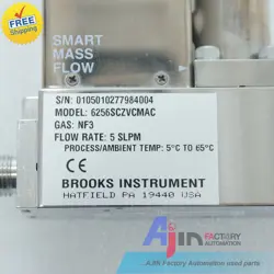 [6991]BROOKS 6256S/6256SCZVCMAC GAS:NF3 FLOW RATE:5 SLPM/FEDEX