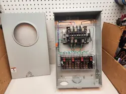 BROOKS UTILITY 3 PHASE 4 WIRE METER SOCKET 602U3010C13-1721 30 AMP