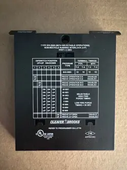 CLEAVER BROOKS 833-2583 / 833-02583 PROGRAM MODULE