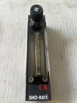 BROOKS INSTRUMENT SHO-RATE GLASS TUBE VA FLOW METER PN: 1350ENA1ABC5B
