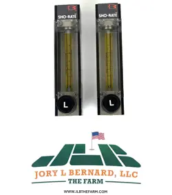 BROOKS INSTRUMENTS, SHO-RATE, LOT OF 2, 1350ECA4CNE1A, VARIABLE FLOWMETER, NEW S