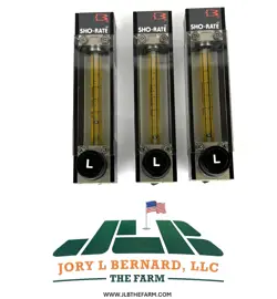 BROOKS INSTRUMENTS, SHO-RATE, LOT OF 3, 1350ECA4CNE1A, VARIABLE FLOWMETER, NEW S