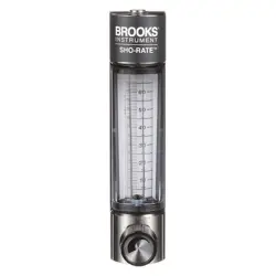 BROOKS 1250AR6041MRSVV FLOWMETER,FLOW RANGE AT CCM OF AIR 0-900