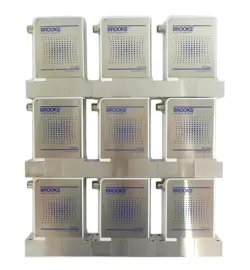 BROOKS INSTRUMENT GF125C MASS FLOW CONTROLLER MFC N2 LOT OF 9 WORKING SPARE