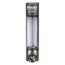 BROOKS 1250AR6071MRSVV FLOWMETER,FLOW RANGE AT CCM OF AIR 0-6000