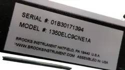 BROOKS 1350ELC9CNE1A FLOW METER  NSNP