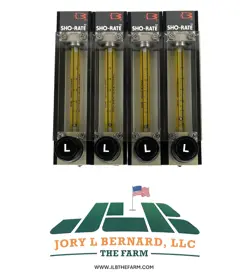 BROOKS INSTRUMENTS, SHO-RATE, LOT OF 4, 1350ECA4CNE1A, VARIABLE FLOWMETER, NEW