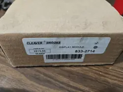 NEW CLEAVER BROOKS 833-2714 DISPLAY MODULE,FIREYE ED580 833 2714,EC