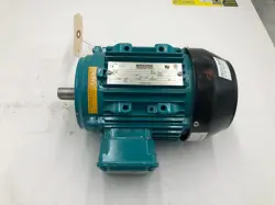 BROOK CROMPTON WU-DA80ME4-C AC MOTOR 3PH .75HP 1700RPM 460V STOCK S-93
