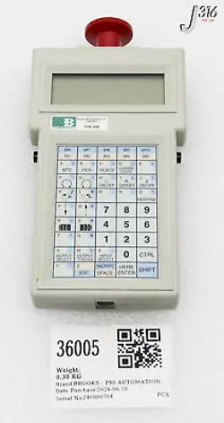 36005 BROOKS - PRI AUTOMATION TEACH PENDANT, TTR-200 110976